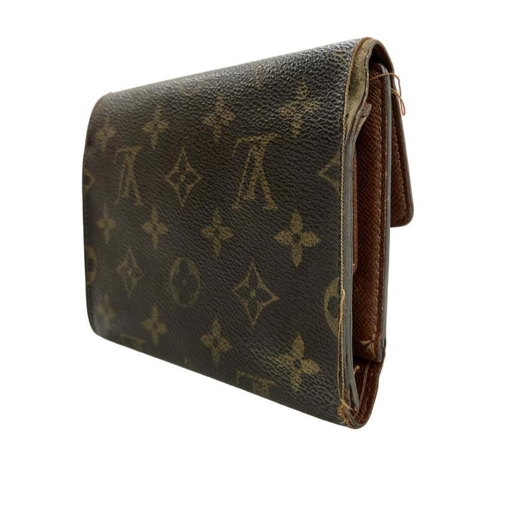 Louis Vuitton Tri fold Wallet Portefeuille Tresor Etui Papier Monogram